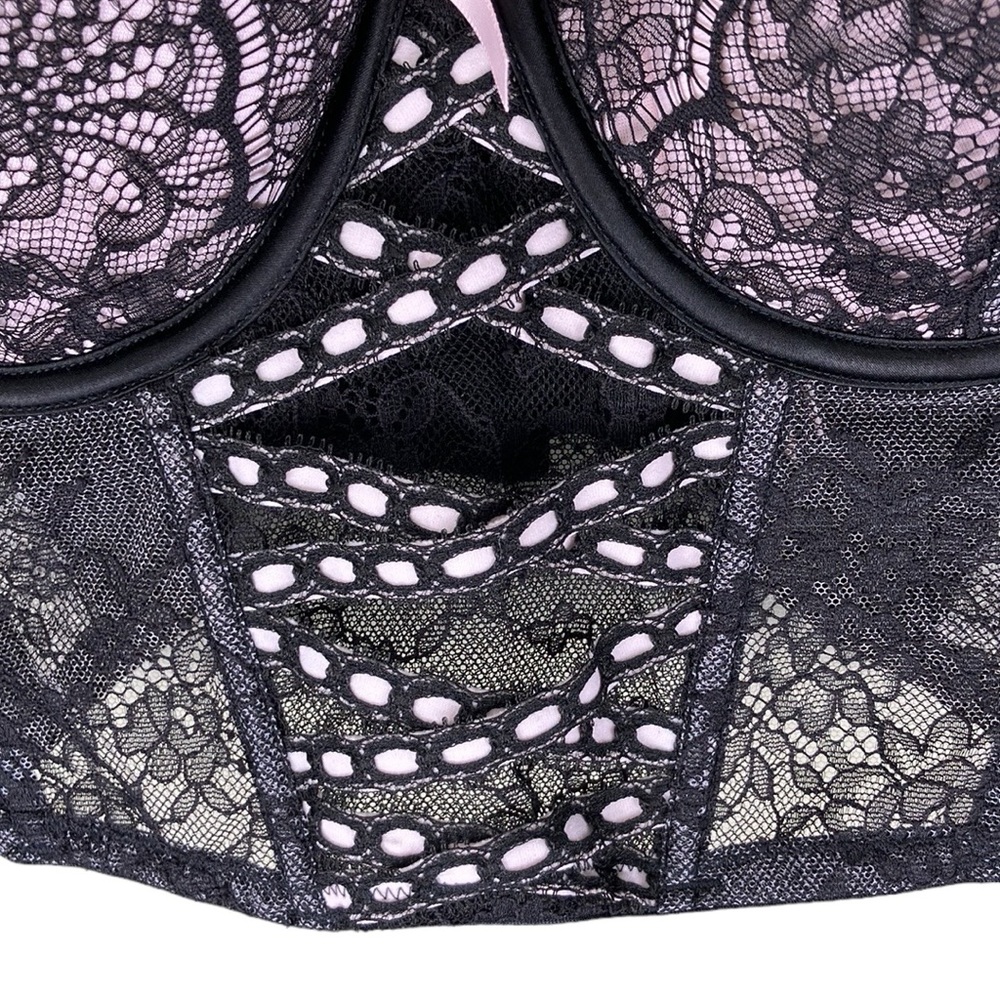 Victoria's Secret Corset Bra DD Lace Dream Angels Lined Demi - Picture 5 of 11